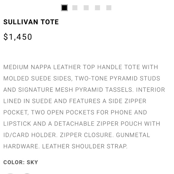 NWOT Alexandra Clancy leather bag - Picture 4 of 5